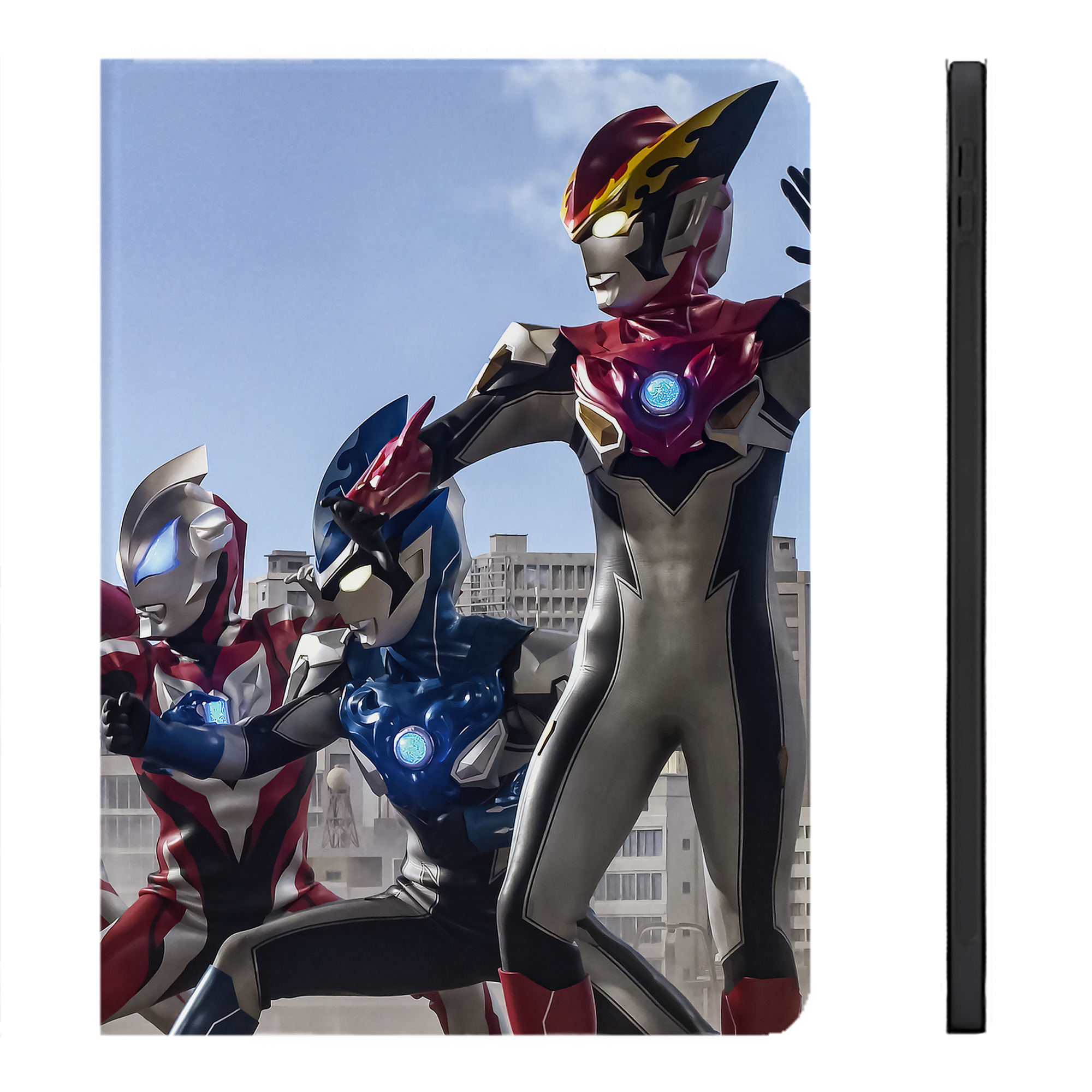 （画像用） ウルトラマン Ultraman IPadケース ペンホルダー付き ブックスタイルデザイン